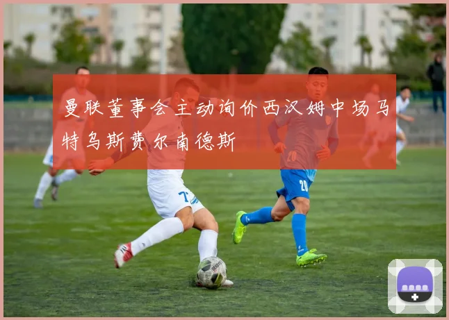 曼联董事会主动询价西汉姆中场马特乌斯费尔南德斯